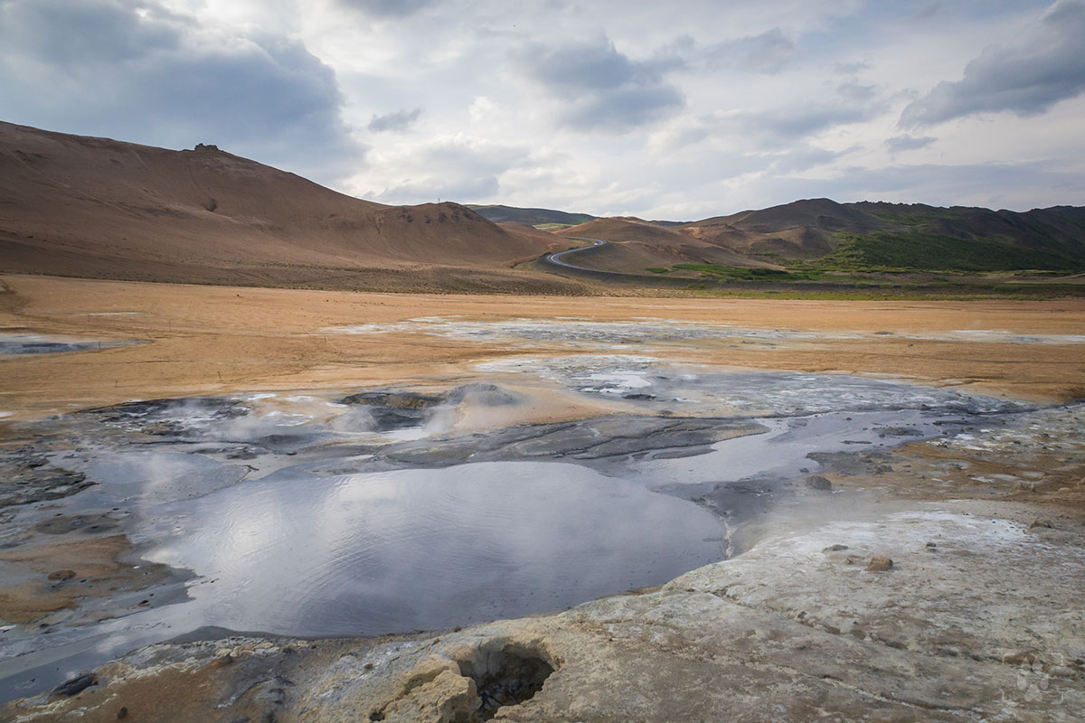 area geotermale nella valle di Námaskarð