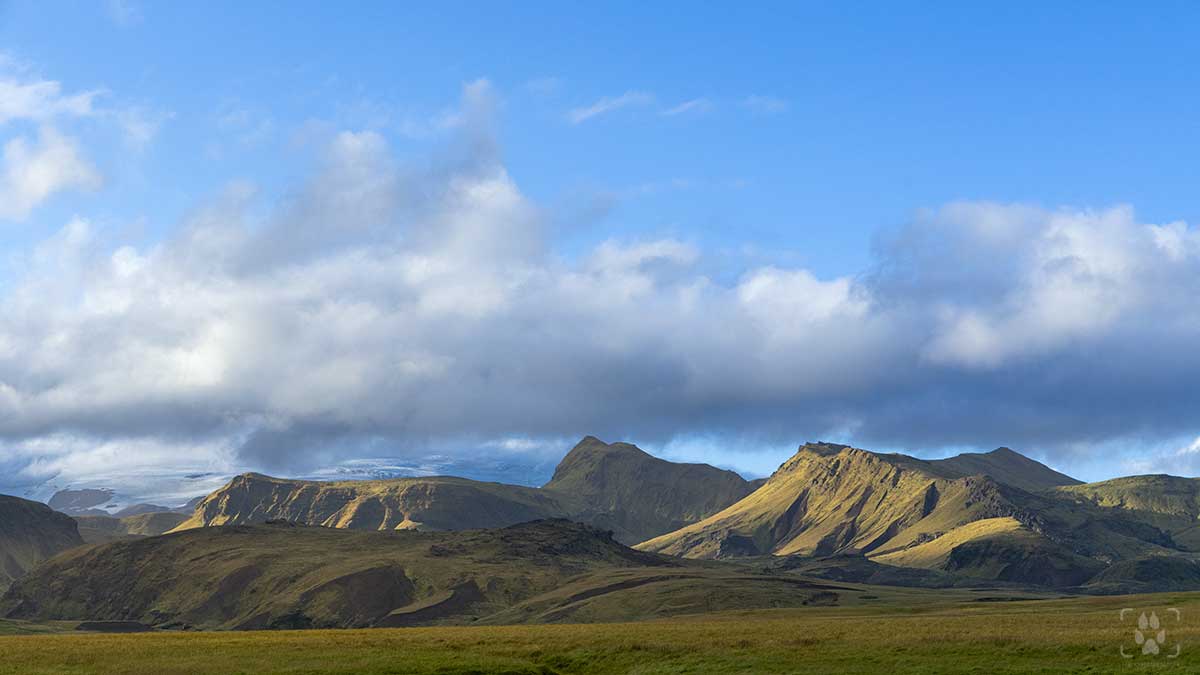 panorama ghiacciaio islandese