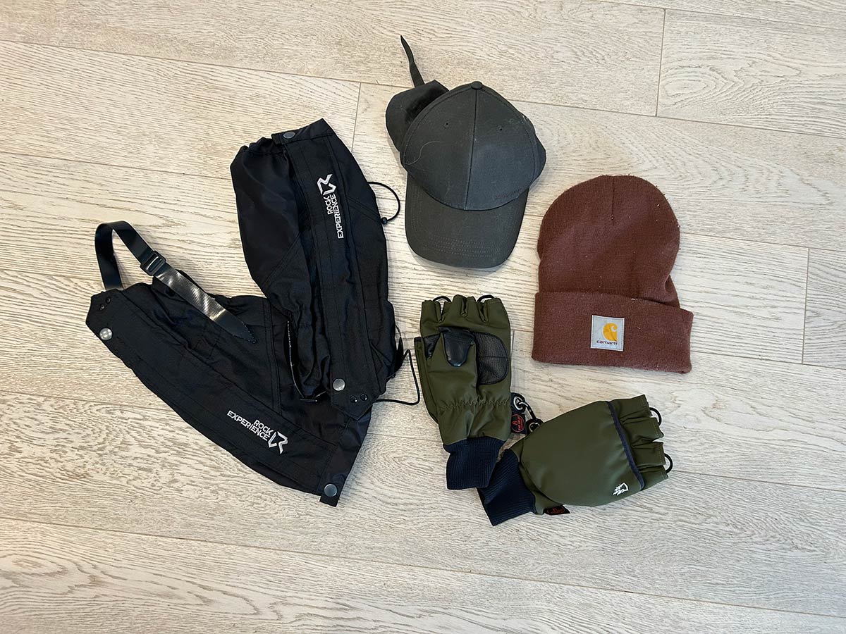 accessori per abbigliamento per fotografia naturalistica