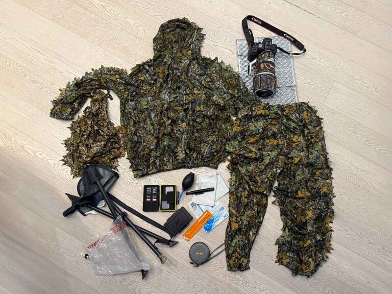 attrezzatura per fotografia naturalistica