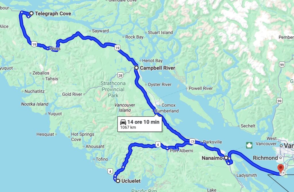 Viaggio fotografico in Canada nell'isola di Vancouver