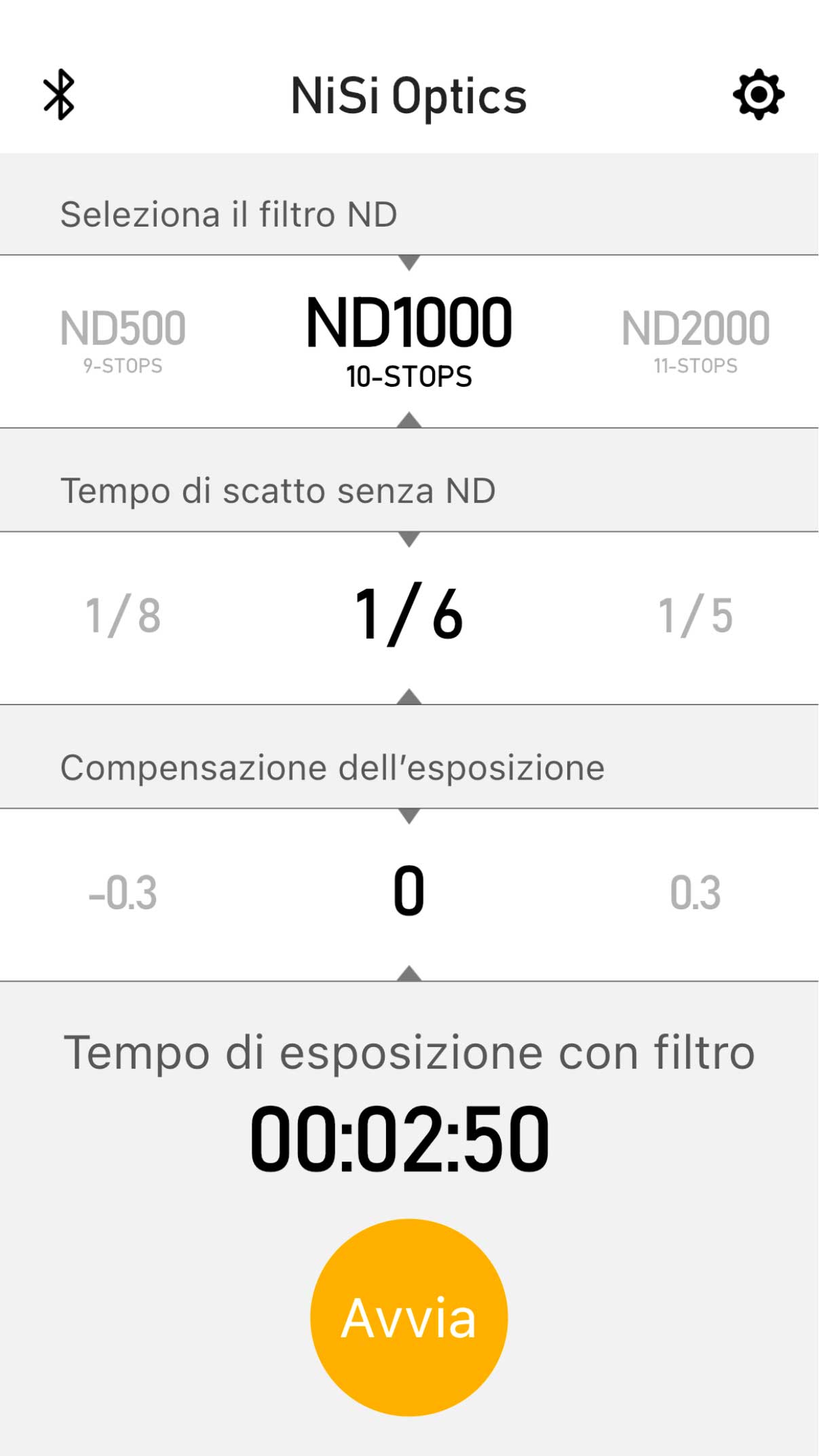 app filtri fotografici esposizione